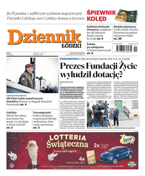 e-prasa: Dziennik Łódzki – e-wydanie – 292/2025