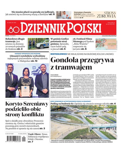 e-prasa: Dziennik Polski – e-wydanie – 280/2025