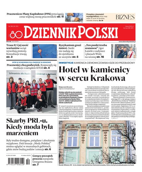 e-prasa: Dziennik Polski – e-wydanie – 285/2025