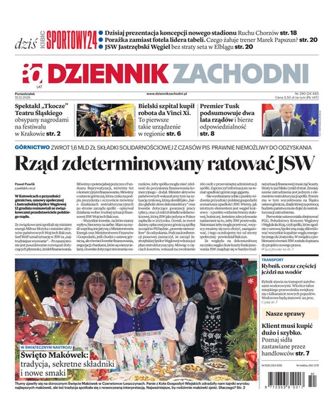 e-prasa: Dziennik Zachodni – e-wydanie – 290/2025