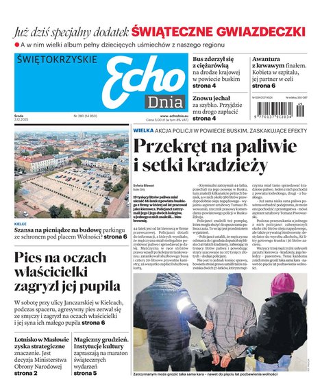e-prasa: Echo Dnia - Świetokrzyskie – e-wydanie – 280/2025