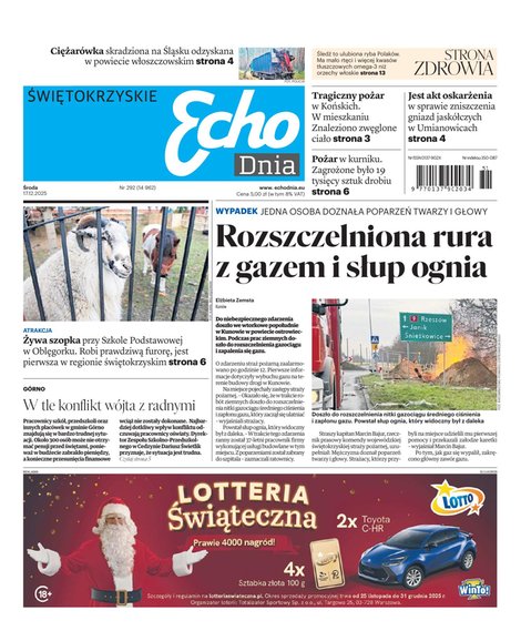 e-prasa: Echo Dnia - Świetokrzyskie – e-wydanie – 292/2025