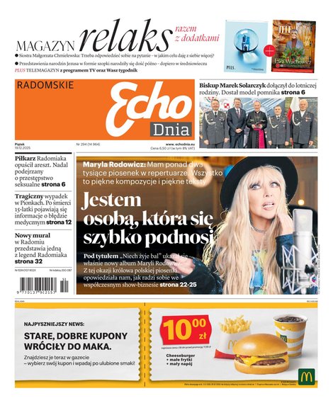 e-prasa: Echo Dnia - Radomskie – e-wydanie – 294/2025