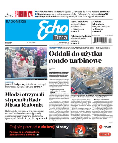 e-prasa: Echo Dnia - Radomskie – e-wydanie – 296/2025