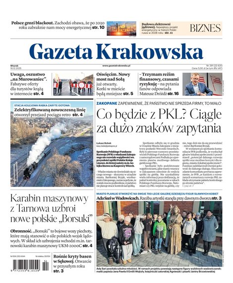 e-prasa: Gazeta Krakowska – e-wydanie – 291/2025