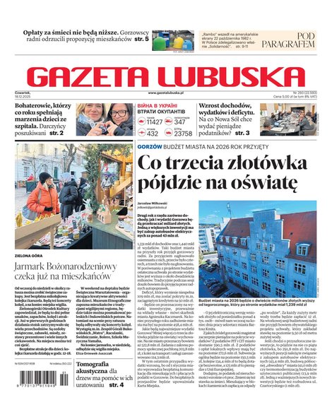 e-prasa: Gazeta Lubuska – e-wydanie – 293/2025