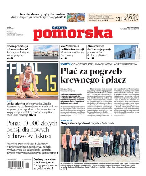 e-prasa: Gazeta Pomorska - Inowrocław – e-wydanie – 216/2025