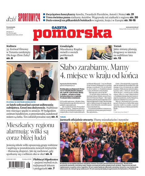 e-prasa: Gazeta Pomorska - Toruń – e-wydanie – 272/2025