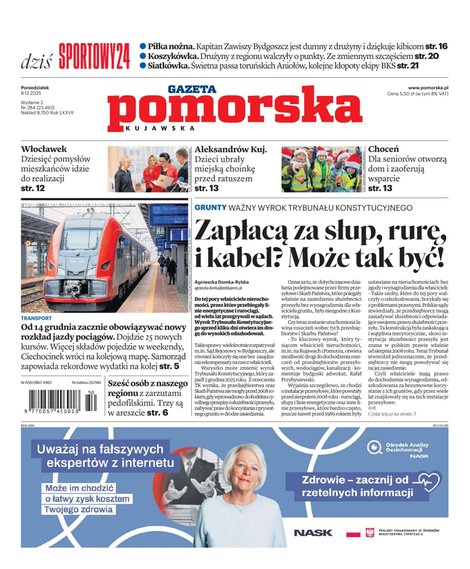 e-prasa: Gazeta Pomorska - Włocławek – e-wydanie – 284/2025