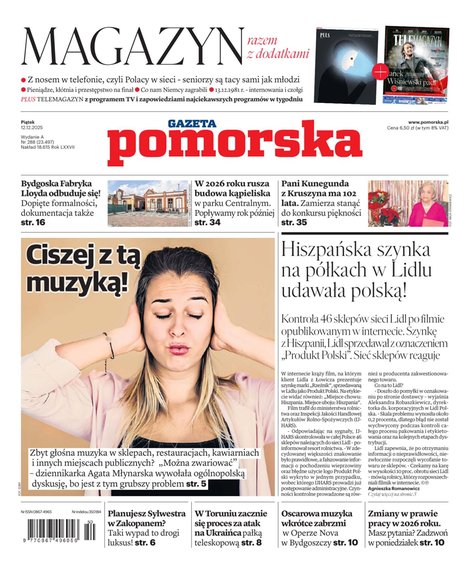 e-prasa: Gazeta Pomorska - Bydgoszcz – e-wydanie – 288/2025