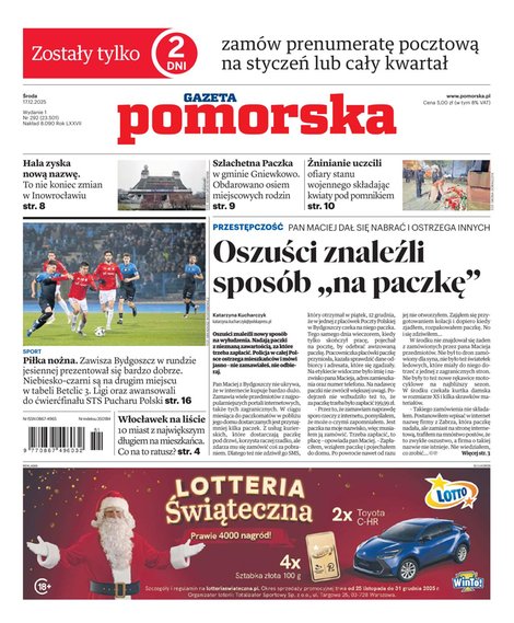 e-prasa: Gazeta Pomorska - Inowrocław – e-wydanie – 292/2025