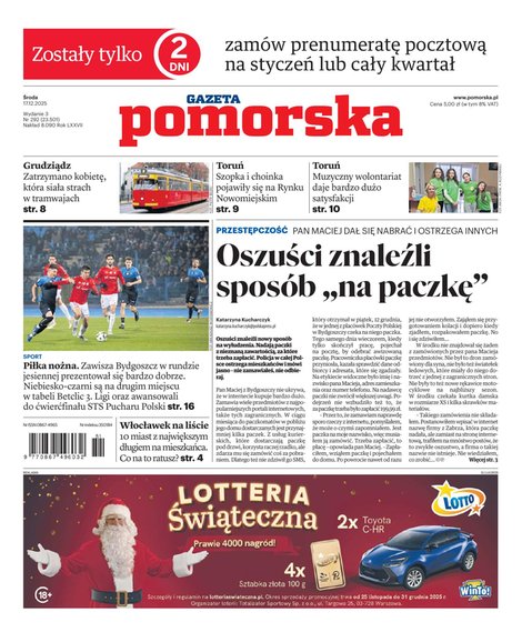 e-prasa: Gazeta Pomorska - Toruń – e-wydanie – 292/2025
