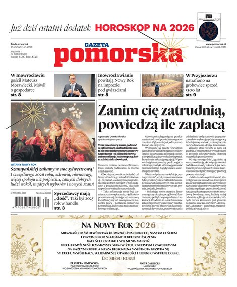 e-prasa: Gazeta Pomorska - Inowrocław – e-wydanie – 301/2025