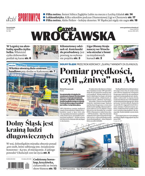 e-prasa: Gazeta Wrocławska – e-wydanie – 190/2025