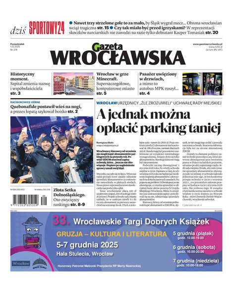 e-prasa: Gazeta Wrocławska – e-wydanie – 278/2025