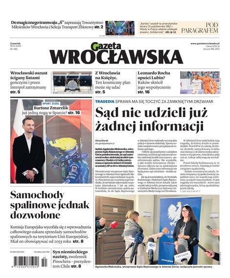 e-prasa: Gazeta Wrocławska – e-wydanie – 293/2025