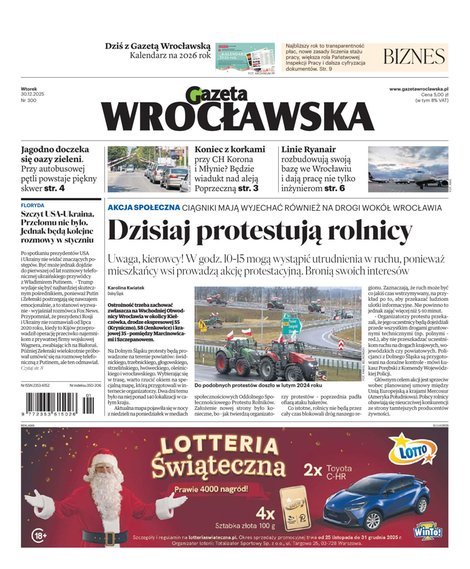 e-prasa: Gazeta Wrocławska – e-wydanie – 300/2025