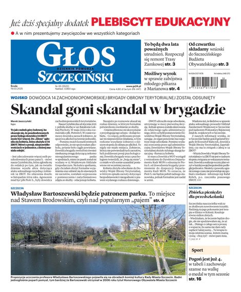 e-prasa: Głos Dziennik Pomorza - Szczecin – e-wydanie – 65/2025