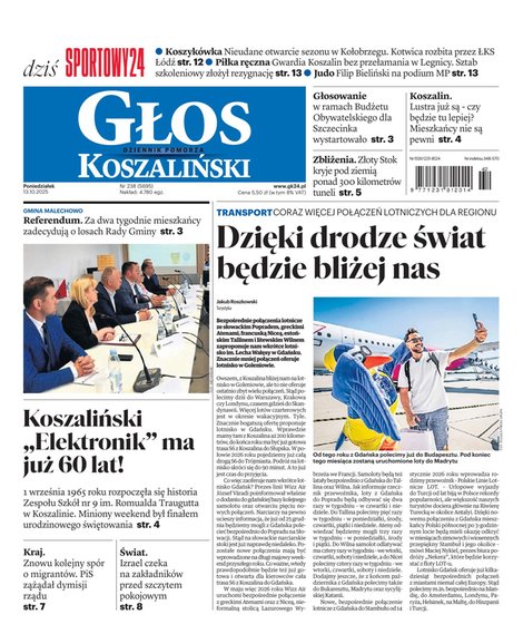 e-prasa: Głos Dziennik Pomorza - Koszalin – e-wydanie – 238/2025