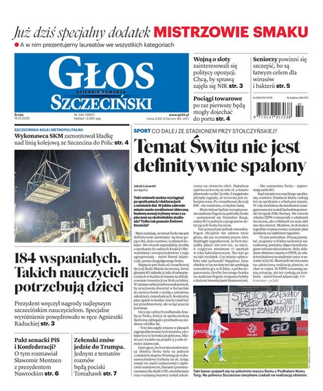 e-prasa: Głos Dziennik Pomorza - Szczecin – e-wydanie – 240/2025