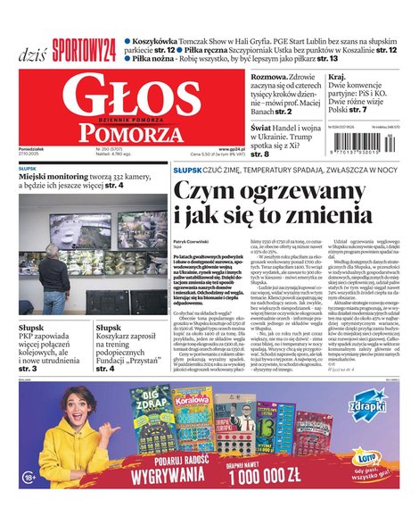 e-prasa: Głos Dziennik Pomorza - Słupsk – e-wydanie – 250/2025