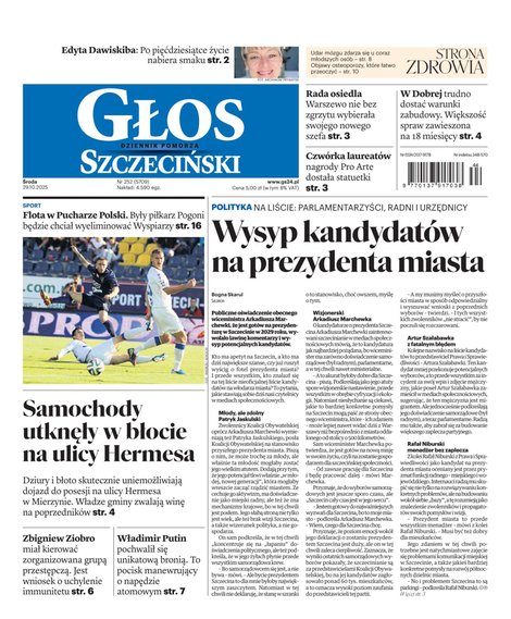 e-prasa: Głos Dziennik Pomorza - Szczecin – e-wydanie – 252/2025