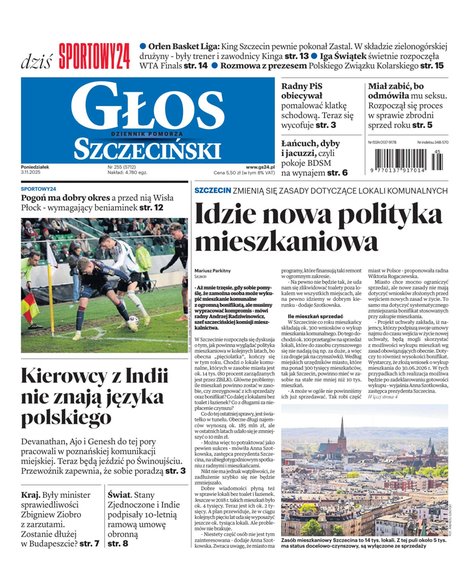 e-prasa: Głos Dziennik Pomorza - Szczecin – e-wydanie – 255/2025