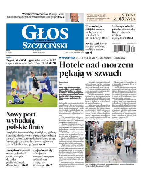 e-prasa: Głos Dziennik Pomorza - Szczecin – e-wydanie – 257/2025
