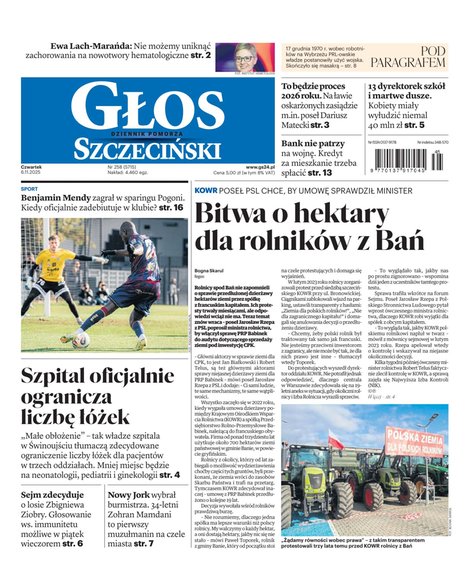 e-prasa: Głos Dziennik Pomorza - Szczecin – e-wydanie – 258/2025