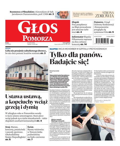 e-prasa: Głos Dziennik Pomorza - Słupsk – e-wydanie – 262/2025