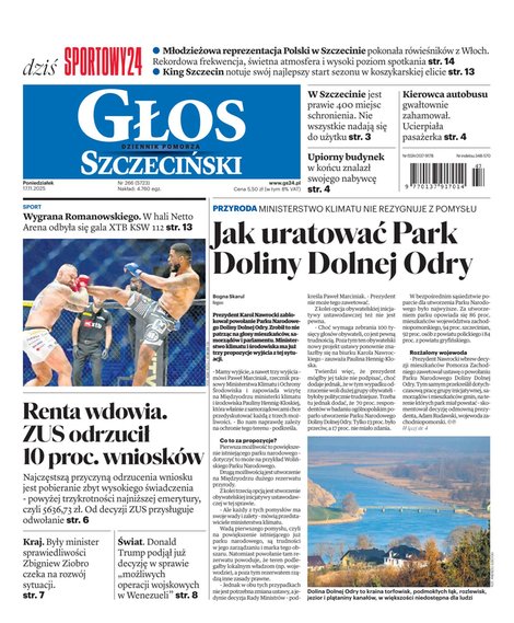 e-prasa: Głos Dziennik Pomorza - Szczecin – e-wydanie – 266/2025