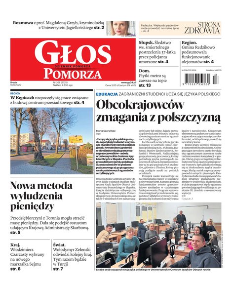 e-prasa: Głos Dziennik Pomorza - Słupsk – e-wydanie – 268/2025