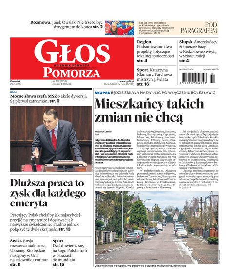 e-prasa: Głos Dziennik Pomorza - Słupsk – e-wydanie – 269/2025