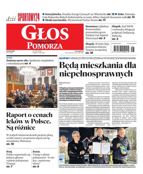 e-prasa: Głos Dziennik Pomorza - Słupsk – e-wydanie – 272/2025