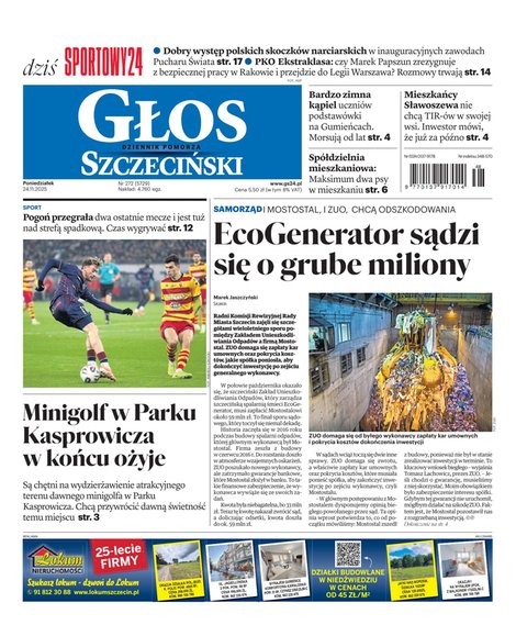 e-prasa: Głos Dziennik Pomorza - Szczecin – e-wydanie – 272/2025