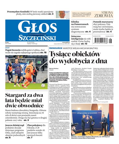 e-prasa: Głos Dziennik Pomorza - Szczecin – e-wydanie – 274/2025