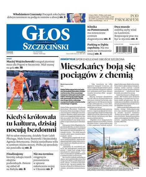 e-prasa: Głos Dziennik Pomorza - Szczecin – e-wydanie – 275/2025
