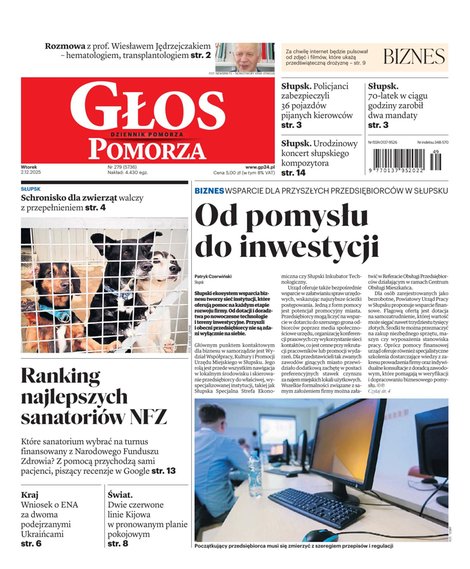 e-prasa: Głos Dziennik Pomorza - Słupsk – e-wydanie – 279/2025
