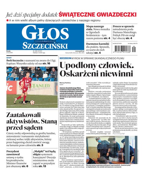e-prasa: Głos Dziennik Pomorza - Szczecin – e-wydanie – 280/2025