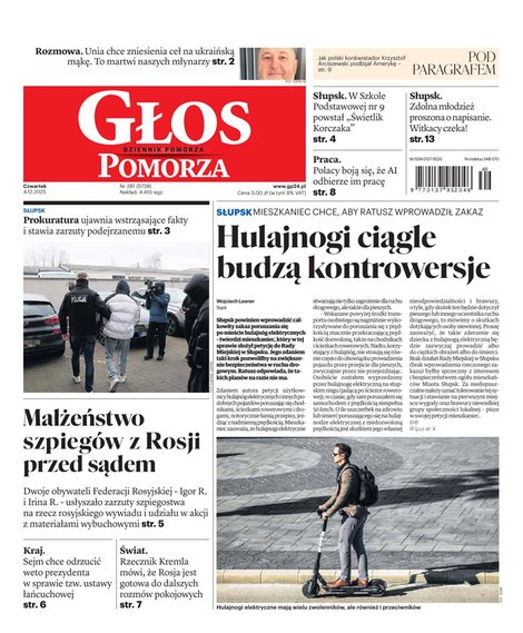 e-prasa: Głos Dziennik Pomorza - Słupsk – e-wydanie – 281/2025