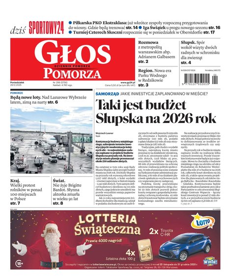 e-prasa: Głos Dziennik Pomorza - Słupsk – e-wydanie – 299/2025