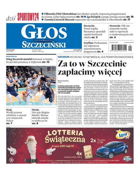 e-prasa: Głos Dziennik Pomorza - Szczecin – e-wydanie – 299/2025