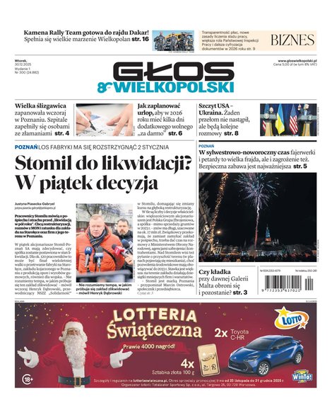 e-prasa: Głos Wielkopolski – e-wydanie – 300/2025