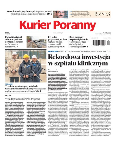 e-prasa: Kurier Poranny – e-wydanie – 214/2025