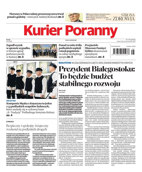 e-prasa: Kurier Poranny – e-wydanie – 215/2025