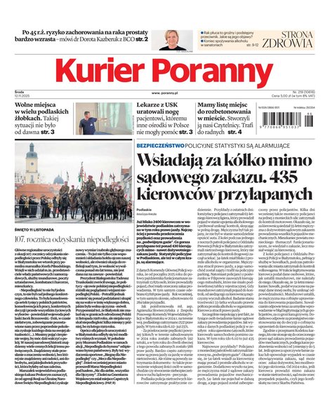 e-prasa: Kurier Poranny – e-wydanie – 219/2025