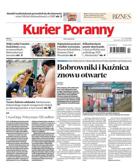 e-prasa: Kurier Poranny – e-wydanie – 223/2025
