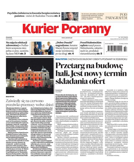 e-prasa: Kurier Poranny – e-wydanie – 225/2025
