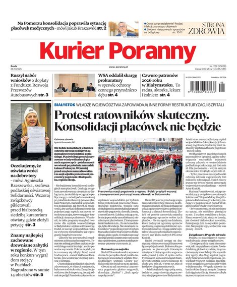 e-prasa: Kurier Poranny – e-wydanie – 229/2025