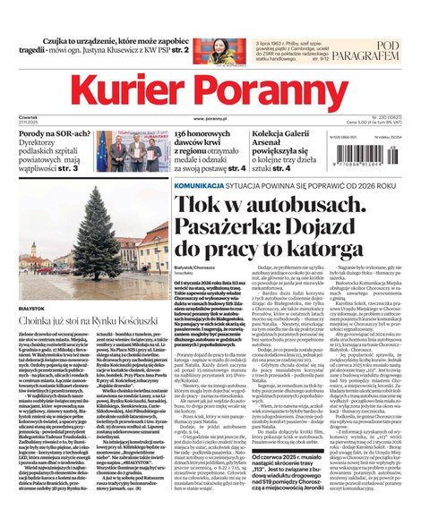 e-prasa: Kurier Poranny – e-wydanie – 230/2025